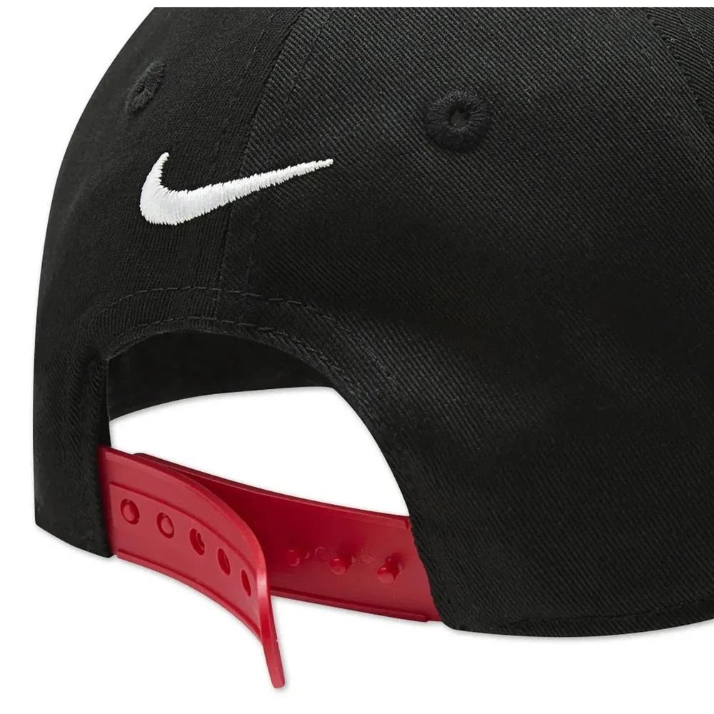 Nike Kids Club Cap Logo Patch Baseball Hat (4-7) Adjustable Strap Black New